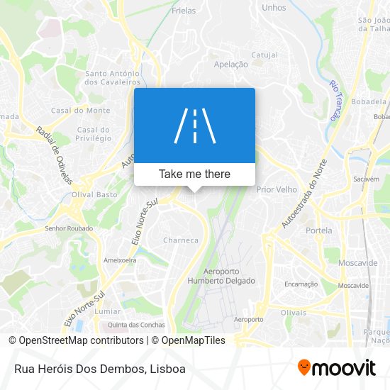Rua Heróis Dos Dembos mapa