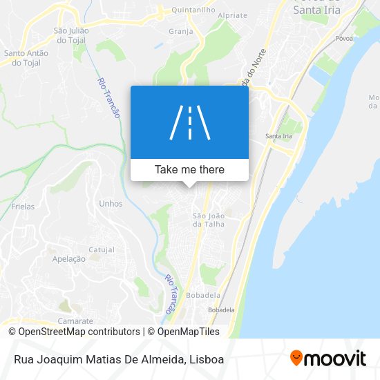 Rua Joaquim Matias De Almeida mapa