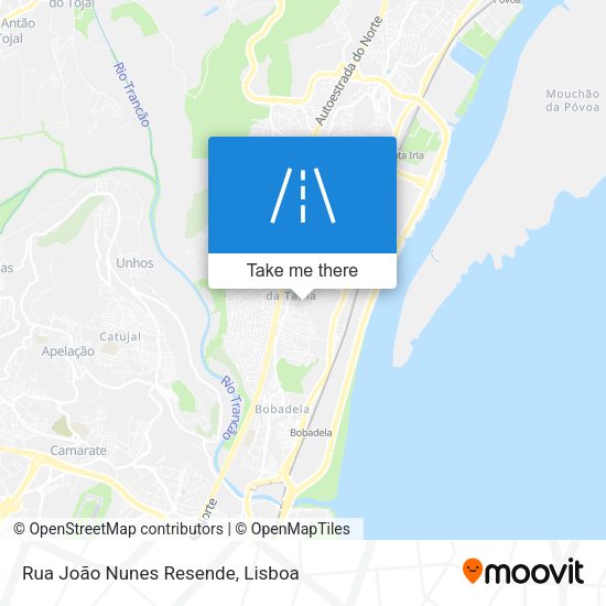 Rua João Nunes Resende map