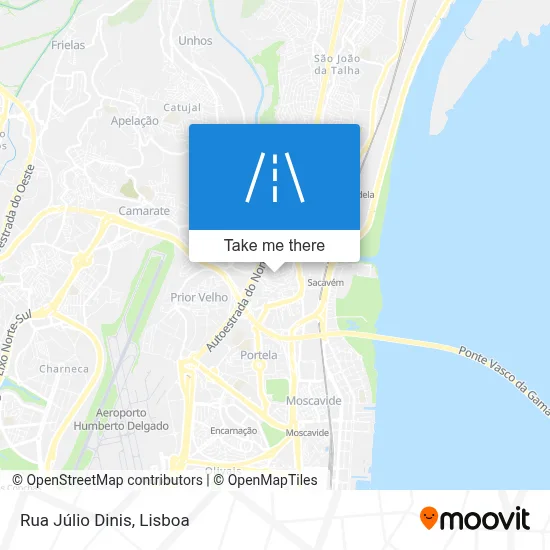 Rua Júlio Dinis map