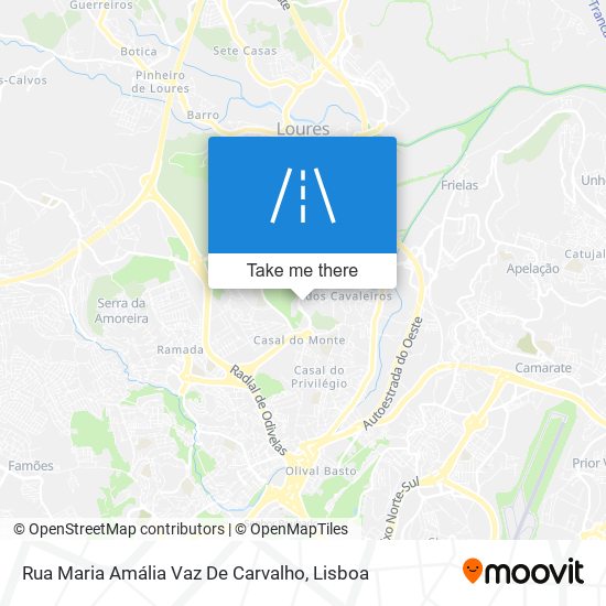 Rua Maria Amália Vaz De Carvalho map