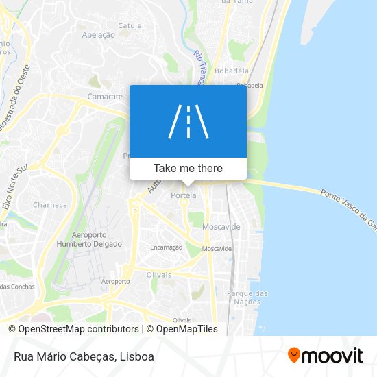 Rua Mário Cabeças mapa