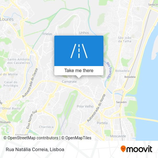 Rua Natália Correia map