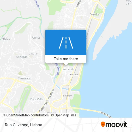 Rua Olivença map