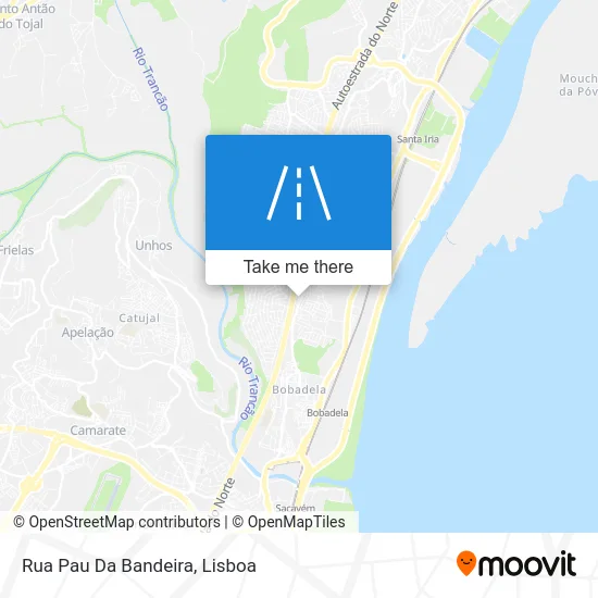 Rua Pau Da Bandeira map