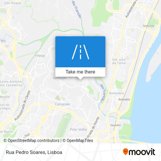Rua Pedro Soares mapa