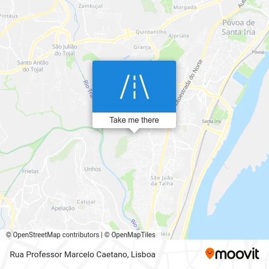 Rua Professor Marcelo Caetano map