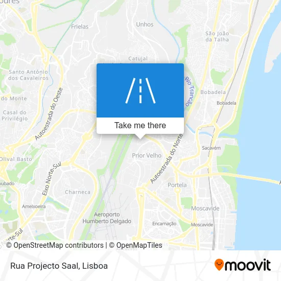 Rua Projecto Saal map