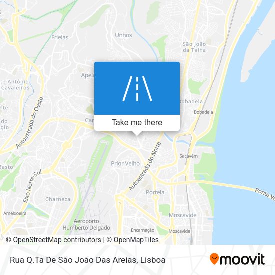 Rua Q.Ta De São João Das Areias map