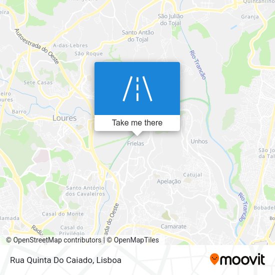 Rua Quinta Do Caiado mapa