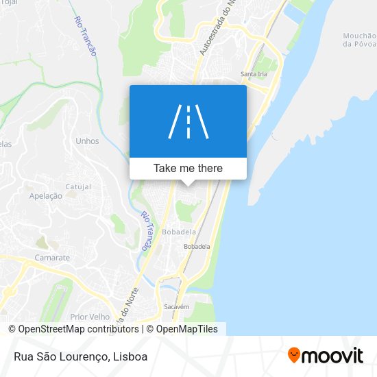 Rua São Lourenço map