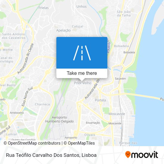 Rua Teófilo Carvalho Dos Santos map