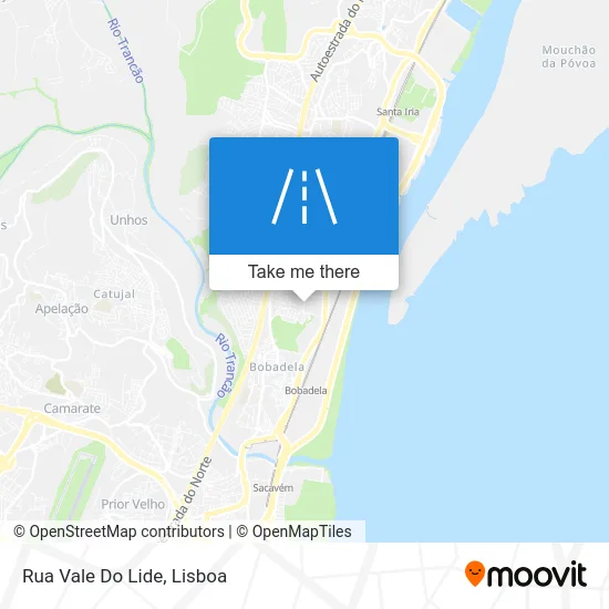 Rua Vale Do Lide map