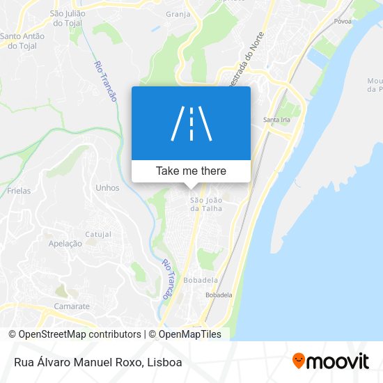 Rua Álvaro Manuel Roxo map