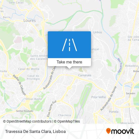 Travessa De Santa Clara map