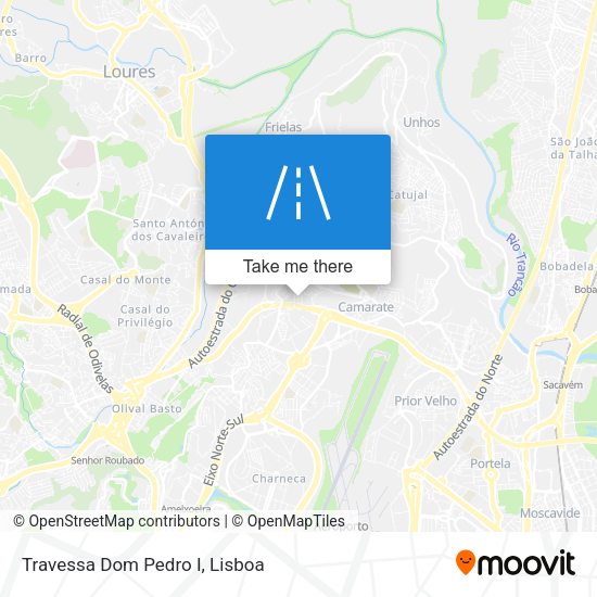 Travessa Dom Pedro I mapa