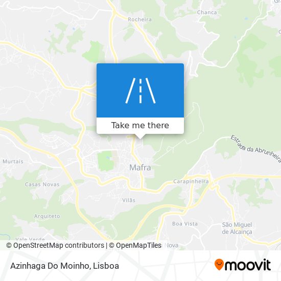 Azinhaga Do Moinho map