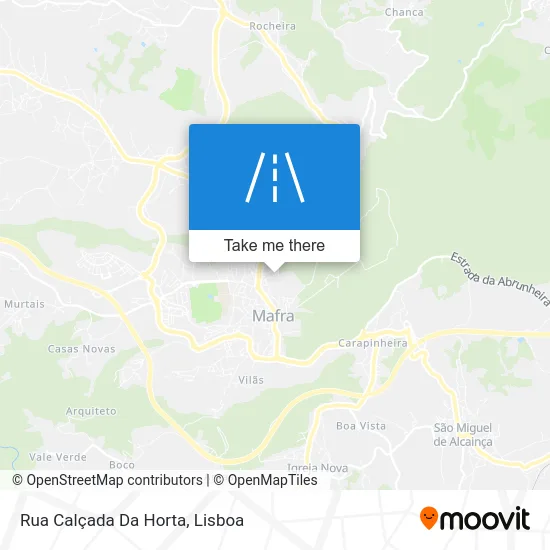 Rua Calçada Da Horta map