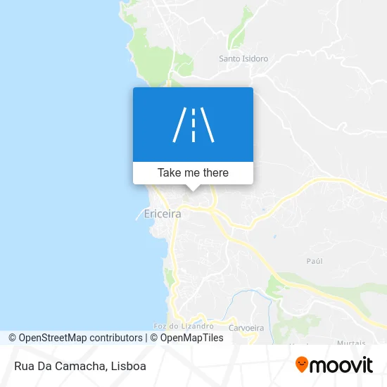 Rua Da Camacha map