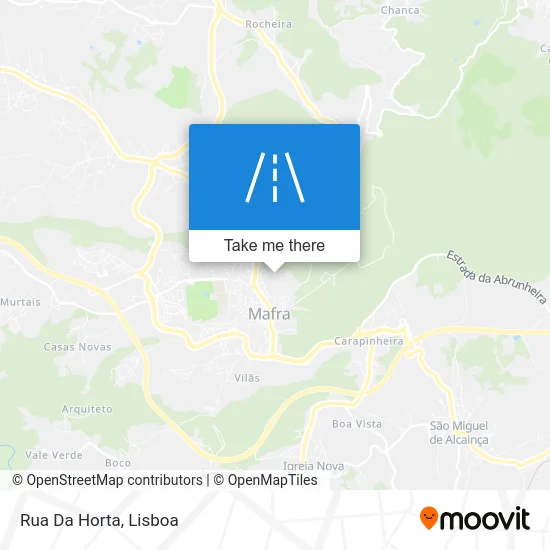 Rua Da Horta map