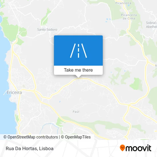 Rua Da Hortas map