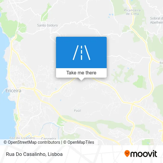 Rua Do Casalinho map