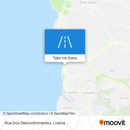 Rua Dos Descorbrimentos map