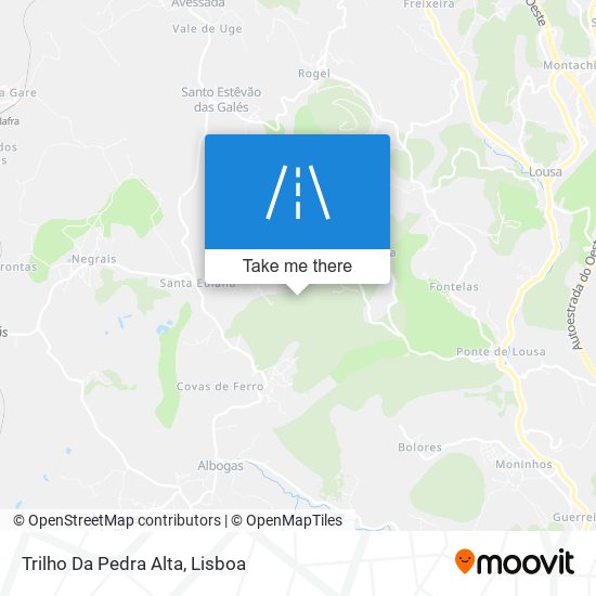 Trilho Da Pedra Alta map