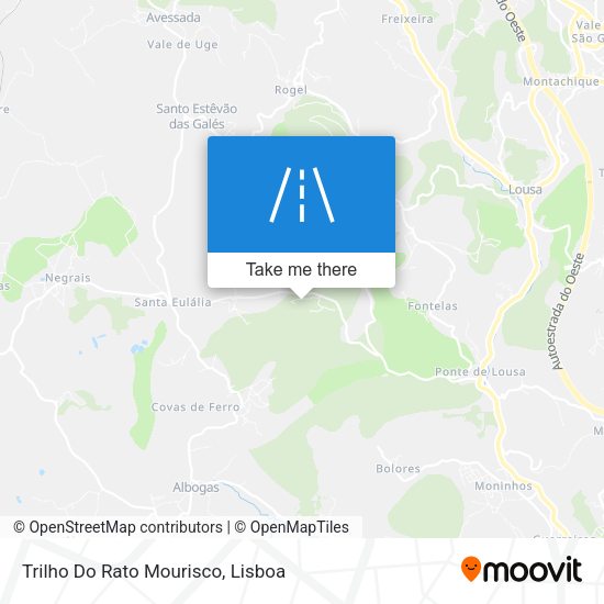 Trilho Do Rato Mourisco map