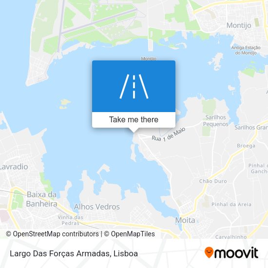 Largo Das Forças Armadas map