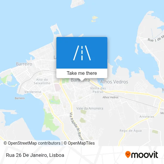 Rua 26 De Janeiro map