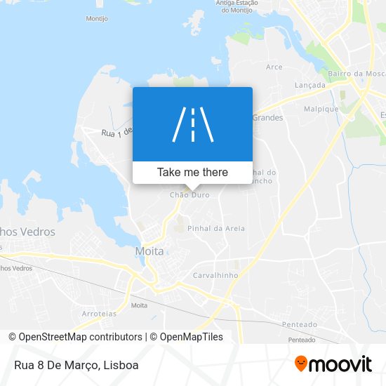 Rua 8 De Março mapa
