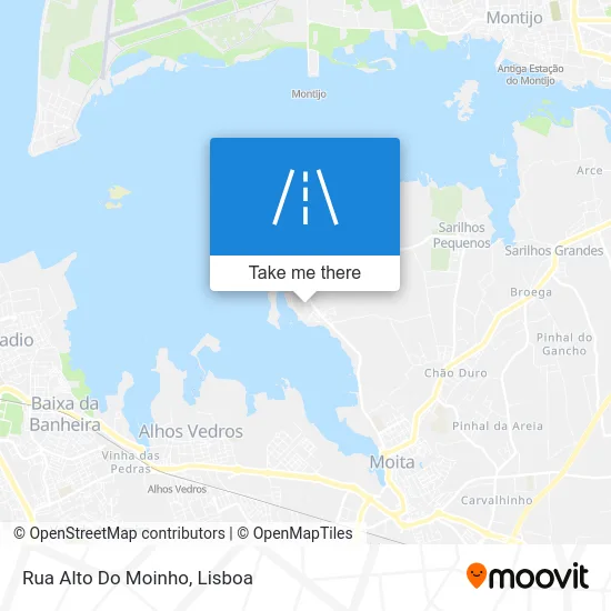 Rua Alto Do Moinho map