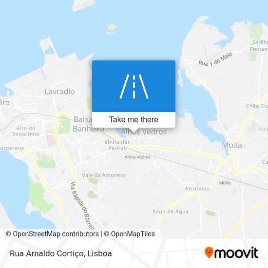 Rua Arnaldo Cortiço map