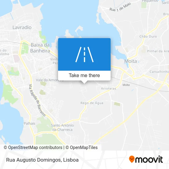 Rua Augusto Domingos map