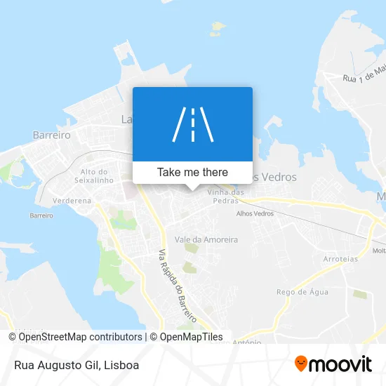 Rua Augusto Gil map