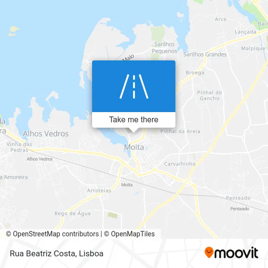 Rua Beatriz Costa map