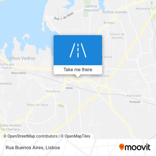 Rua Buenos Aires mapa