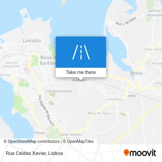 Rua Caldas Xavier map