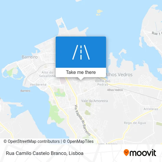 Rua Camilo Castelo Branco map