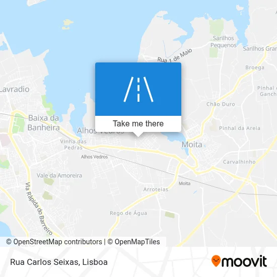 Rua Carlos Seixas map