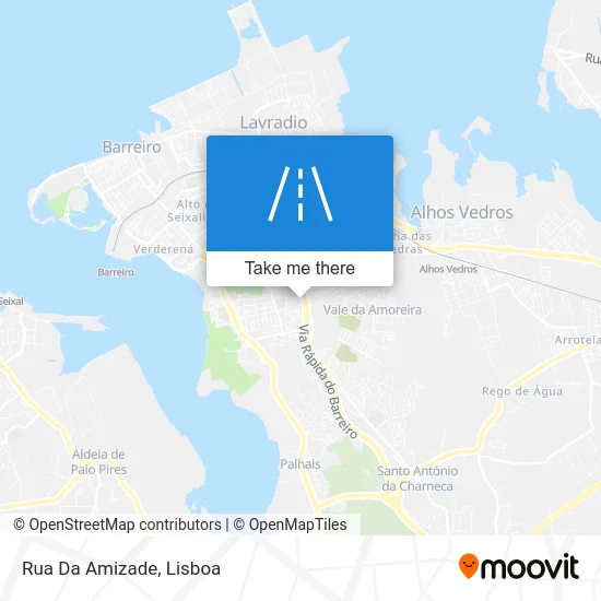Rua Da Amizade map