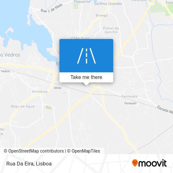Rua Da Eira mapa