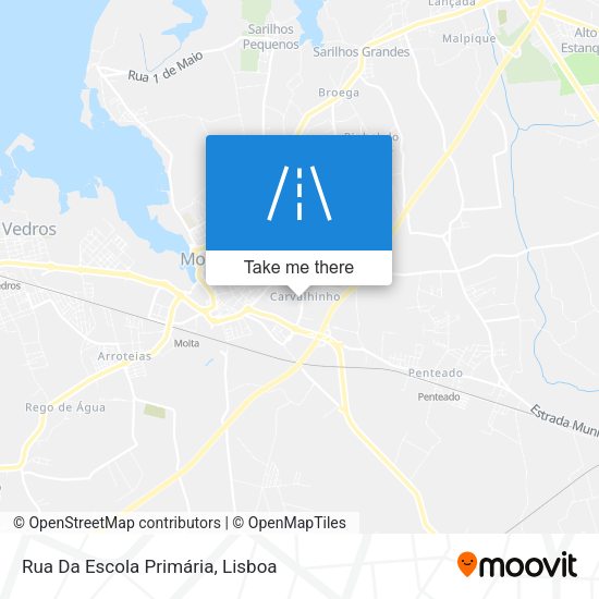 Rua Da Escola Primária map