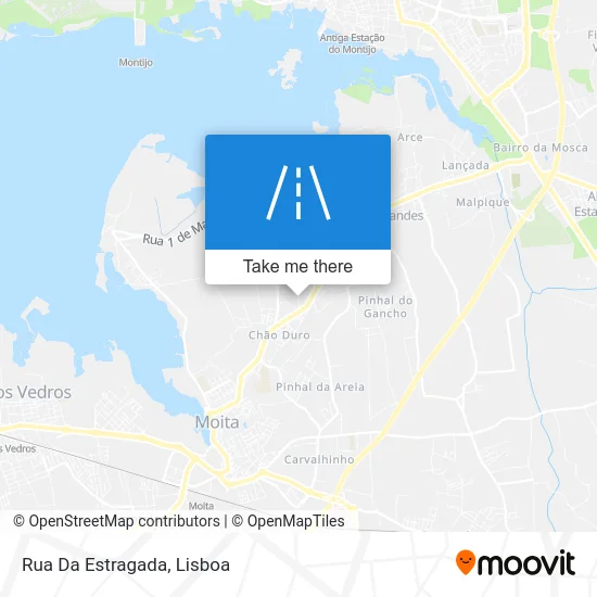 Rua Da Estragada map