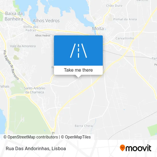 Rua Das Andorinhas map