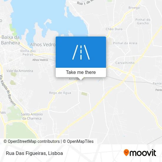 Rua Das Figueiras map
