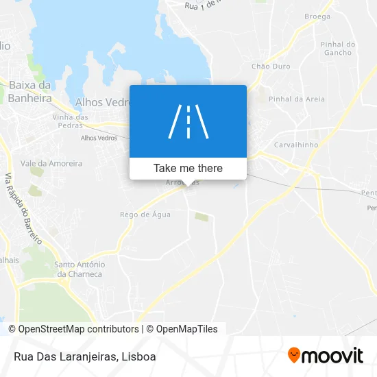 Rua Das Laranjeiras map