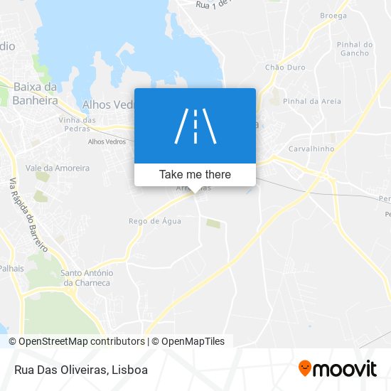 Rua Das Oliveiras map