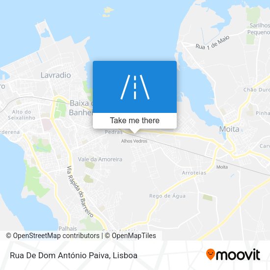 Rua De Dom António Paiva map